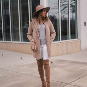 Top US Punjabi Blogger, The Pink Patola, hightlighting her Fall 2020 Fashion Trends and what to get| Wearing White Skinny Jeans, Stuart Weitzman OTK Boots, Camel Coat from Theory | Fall Fashion, Fall fashion trends, fall outfit inspo