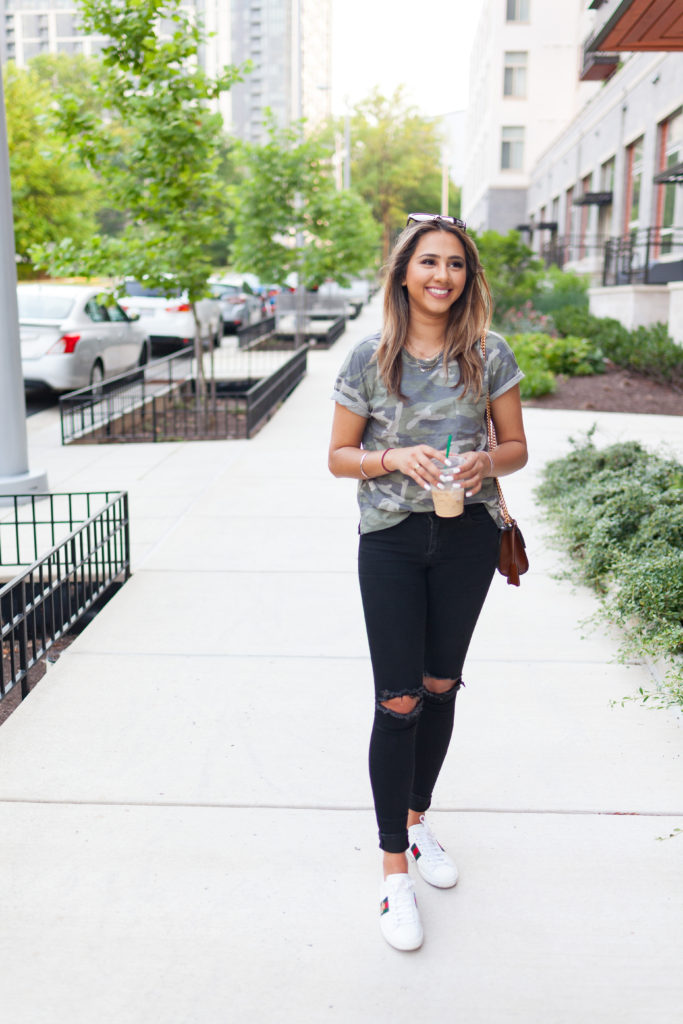 The Pink Patola's Favorite  way to wear a T-shirt.