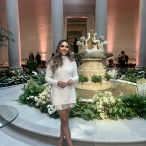 What to wear to an art gallery opening. Fashion Blogger The Pink Patola (TPP) wearing an amazon sweater with a slip skirt and aquazzura heels to an event at the National Gallery of Art in DC |Neutral Outfits | Pinterest Outfits for Fall Winter | Amazon Outfits | Holiday outfits
